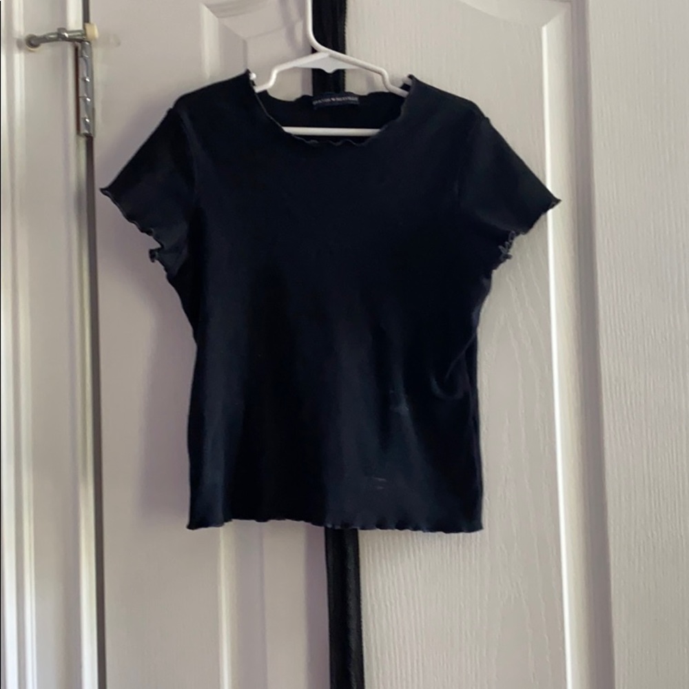 Brandy Melville lettuce edge top